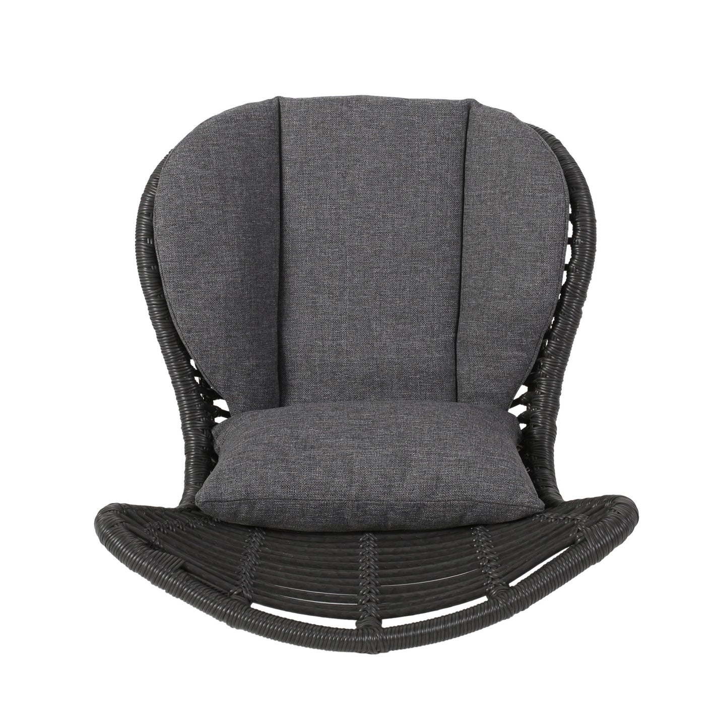Calypso - Outdoor Chair With Water Resistance Cushion And Iron Frame - Gray