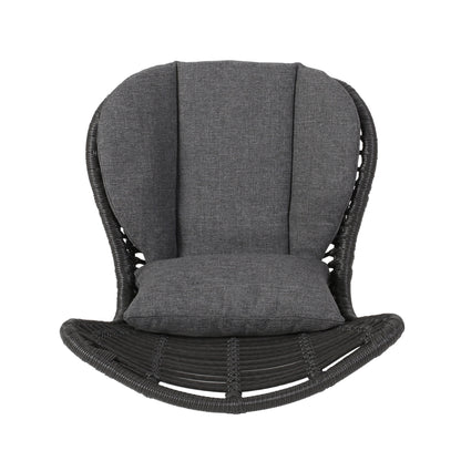 Calypso - Outdoor Chair With Water Resistance Cushion And Iron Frame - Gray