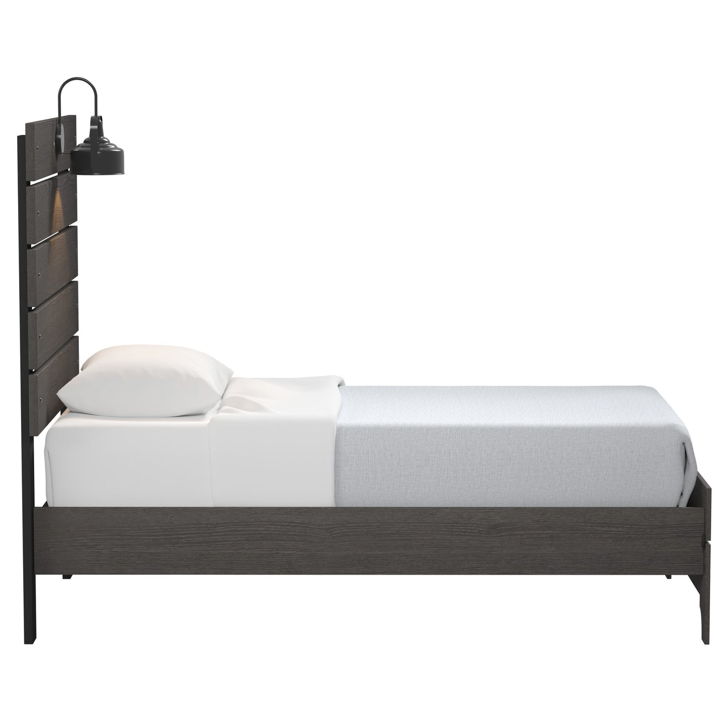 Junipe - Twin Bed With Lights - Brown