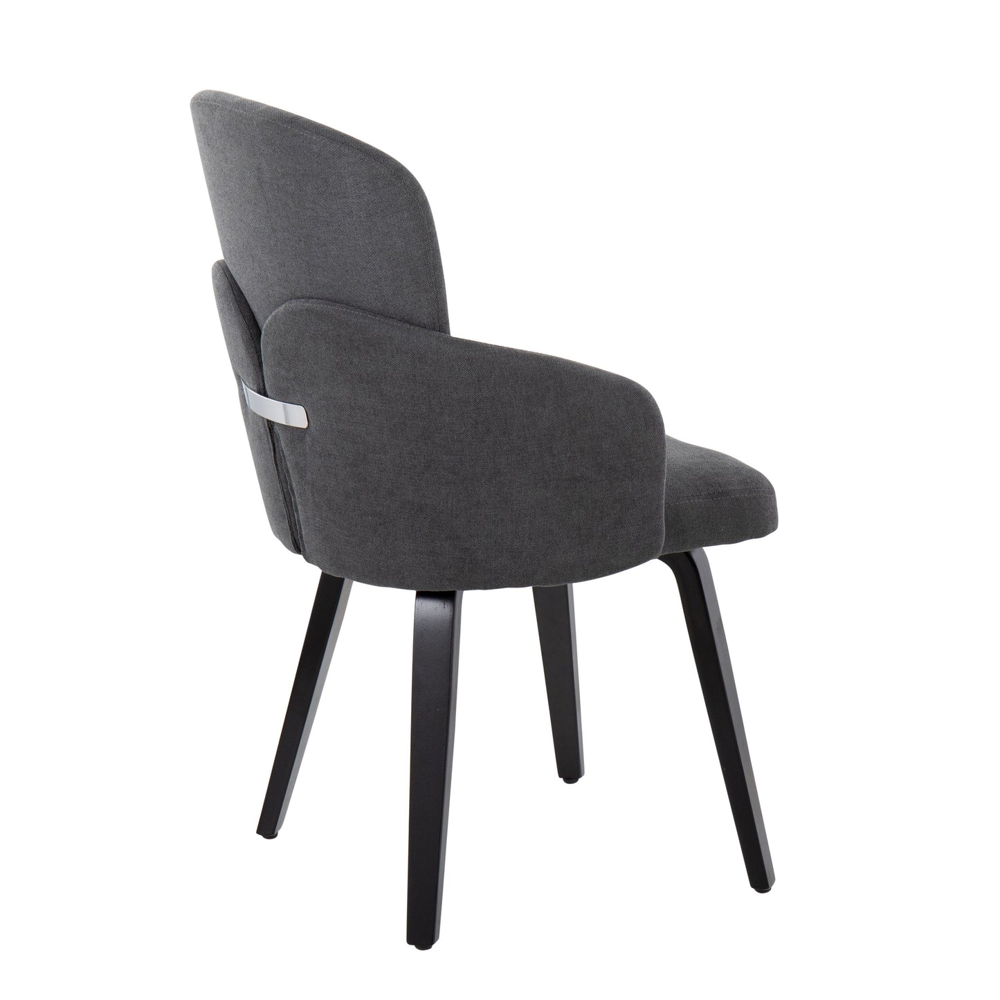 Dahlia - Contemporary Dining Chair (Set of 2) - Gray / Black
