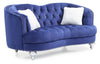 Charming Traditional Loveseat - Blue