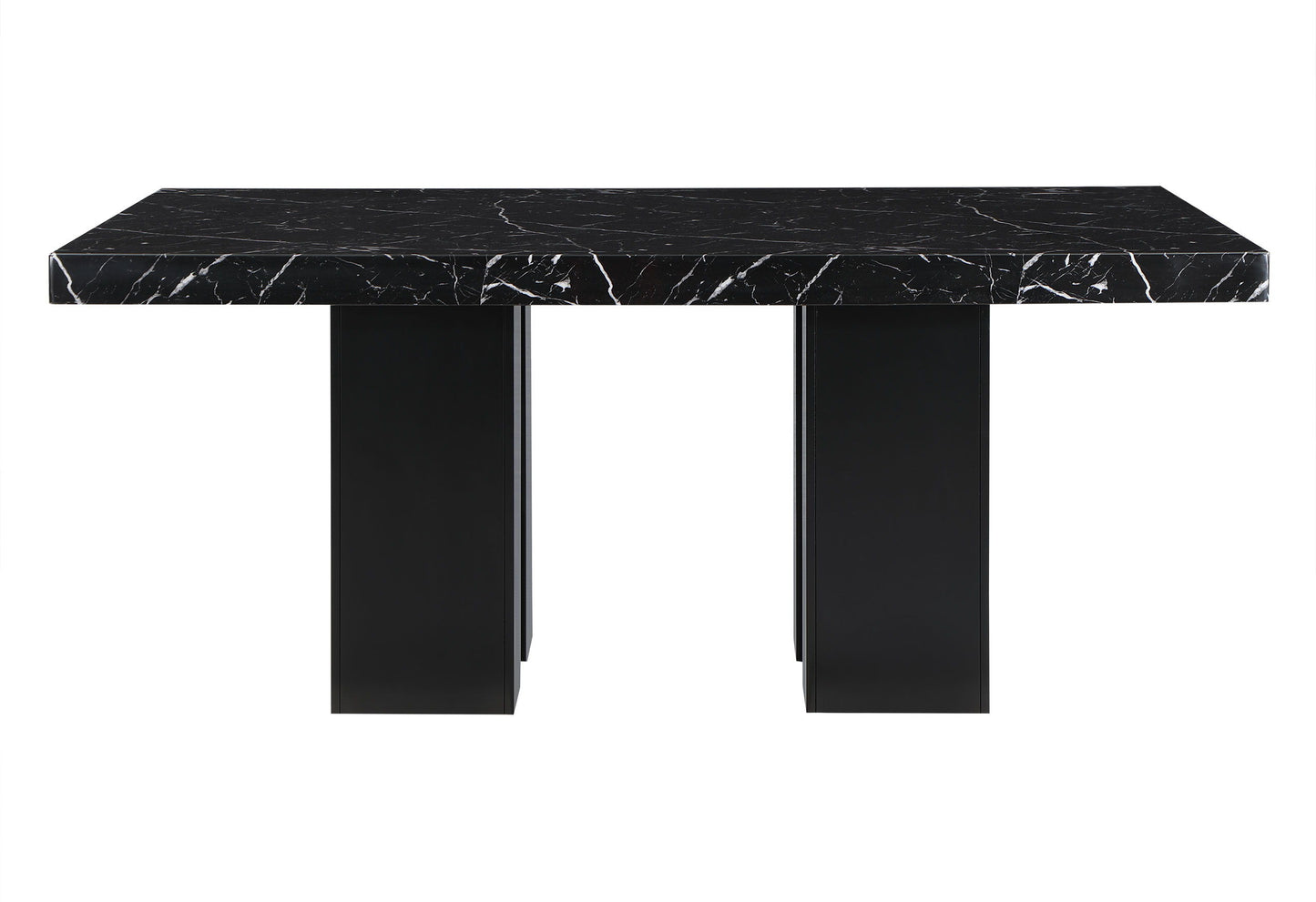 Jhoanna - 5 Pieces Dining Table Set - Black