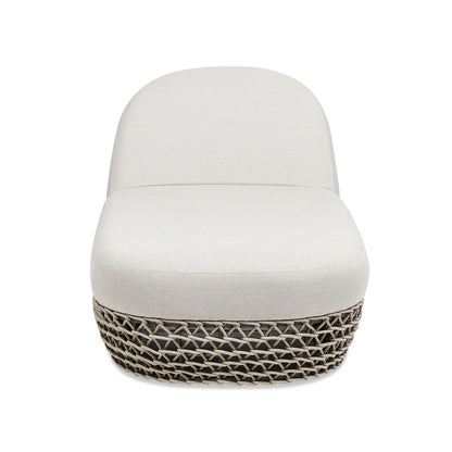 Willow - Sunbrella Upholstered Patio Lounger - Wheat Beige