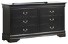 Elegant Traditional Storage Dresser - Black