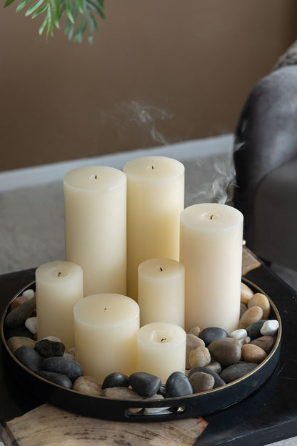 Unscented Soy Wax Candle (Set of 2) - Ivory