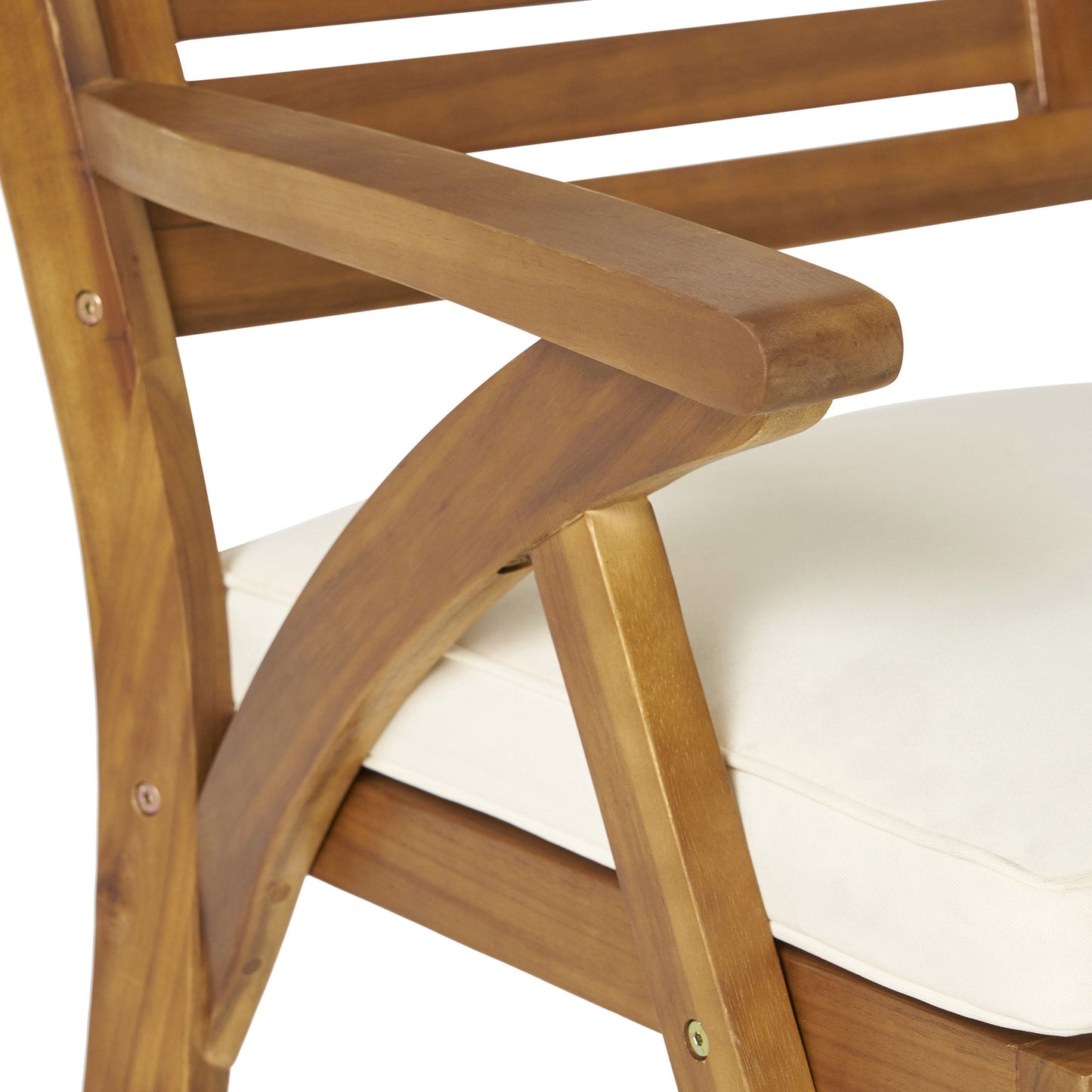 Outdoor Hermosa 7 Piece Wood Dining Set With Cushions - Teak