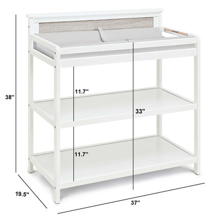 Connelly - Changing Table - Gray, Rockport Gray