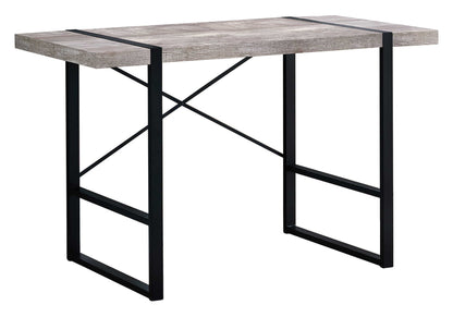 Computer Desk For Home Office, Laptop, Contemporary Versatile Placement - Taupe