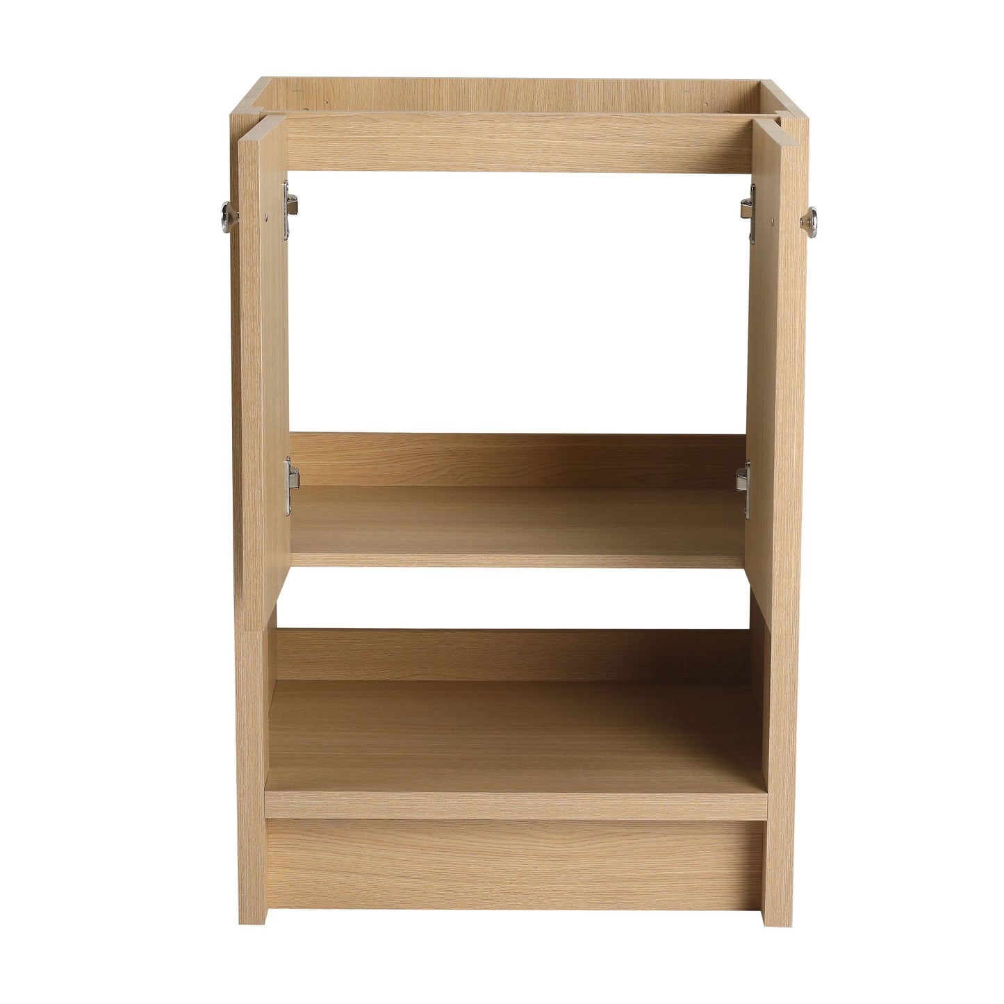 Modern Freestanding Bathroom Vanity With 2 Soft Closing Doors, Excluding Sink - Oak