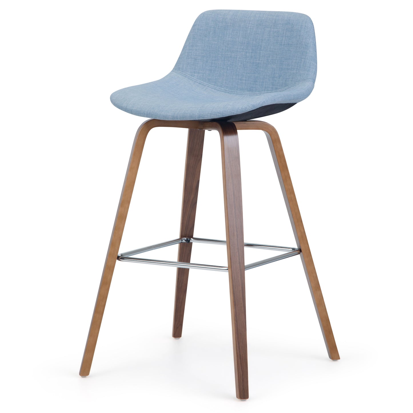 Randolph - Bentwood Counter / Bar Height Stool Upholstered (Set of 2) - Blue
