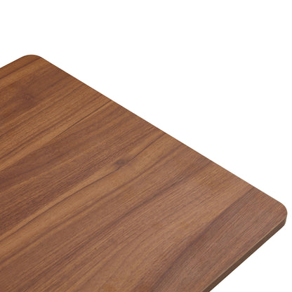 Modern Triangular Support Tea Table, Lightweight And Stable, Perfectly Integrating Nature And Industry - Walnut