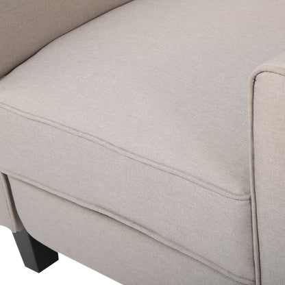 Recliner Push Back Chair For Elegant Home - Beige