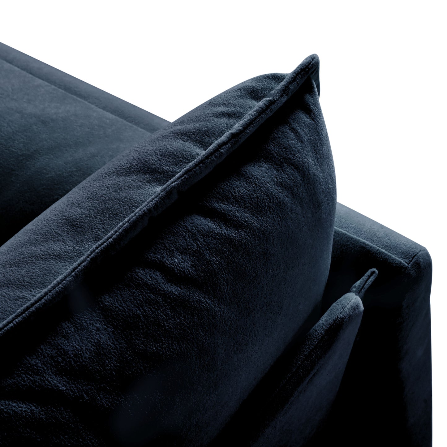 Oversized Recliner Chair With Movable Ottoman, Soft Chenille Upholstered Indoor Lounge Chair, Diy Combination - Blue