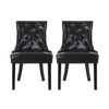 Cheney - Dining Chair (Set of 2) - Contemporary Style With Tufted Diamond Stitching - Black