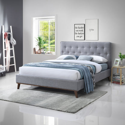 Graceville - King Size Platform Bed - Gray