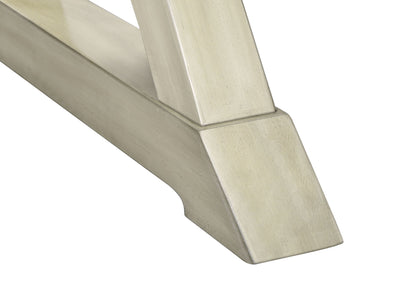 Accent End Table, Square, Transitional - White
