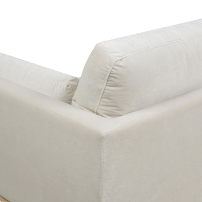 Knox - Modern Farmhouse Reversible Chaise Sectional Sofa - French Beige