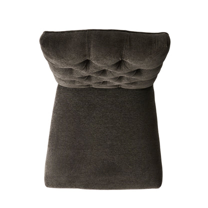 Harriet - Tufted Dining Chair (Set of 2) - Dark Gray