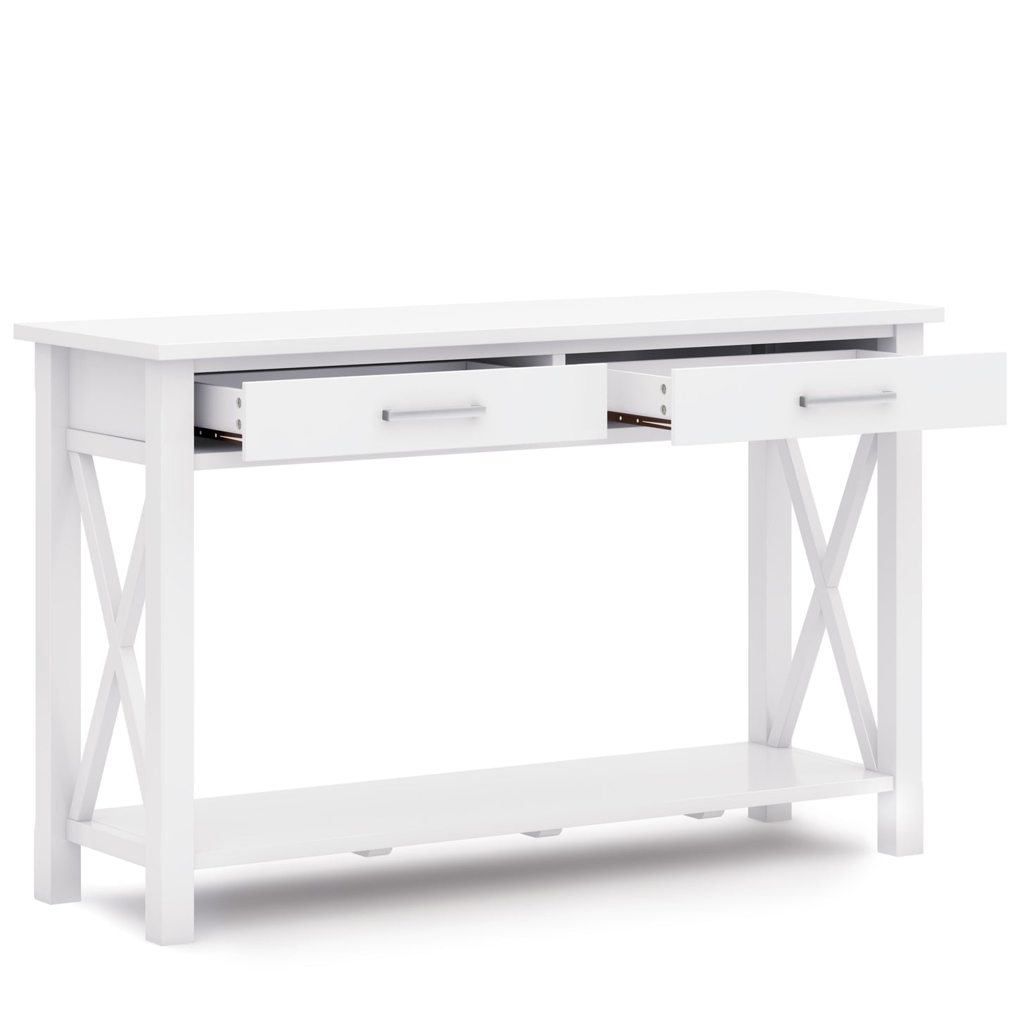 Kitchener - Console Sofa Table - White