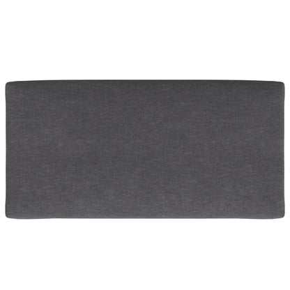 Rebecca - Multifunctional Large Coffee Table Storage Ottoman With Lift Up Lid - Gray