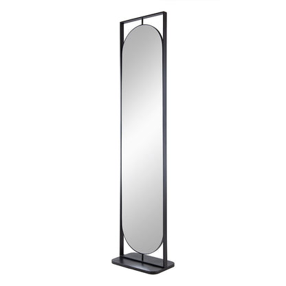 Full Length Standing Mirror, 360ÔøΩÔøΩÔøΩÔøΩÔøΩÔøΩÔøΩÔøΩÔøΩÔøΩÔøΩÔøΩÔøΩÔøΩÔøΩ Swivel Floor Mirror For Bedroom - Black