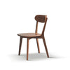 Simple Dining Chair, Solid Chair Table For Living Room Chair - Dark Natural