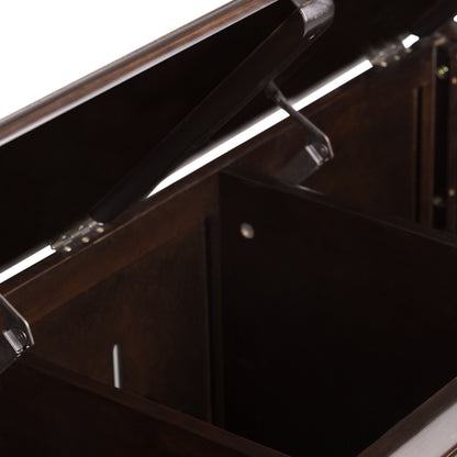 Connaught - Storage Bench Trunk - Dark Chestnut Brown