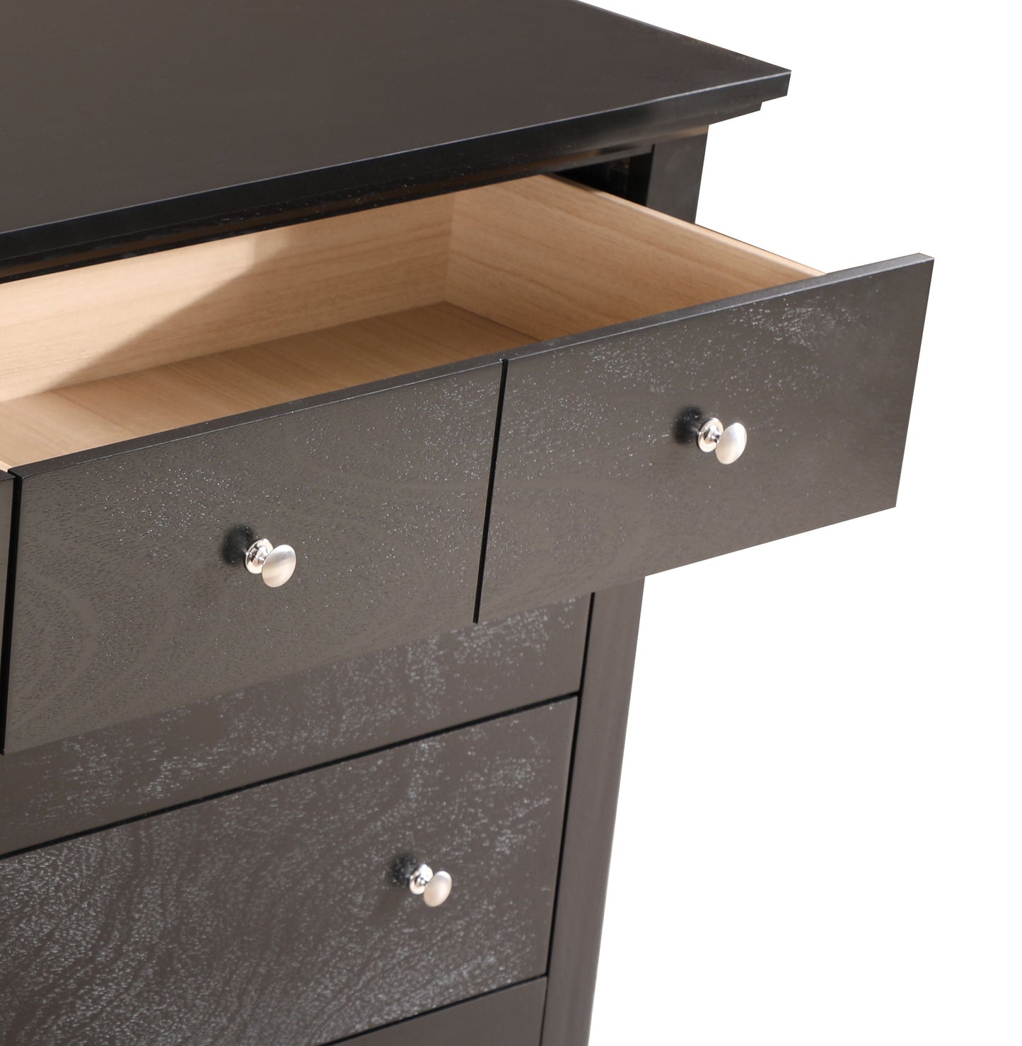 Elegant Casual Dresser - Black