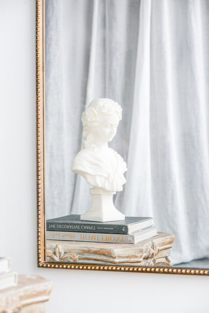 Arch Mirror, Baroque Inspired Wall Decor For Bathroom, Bedroom, Living Room - Gold