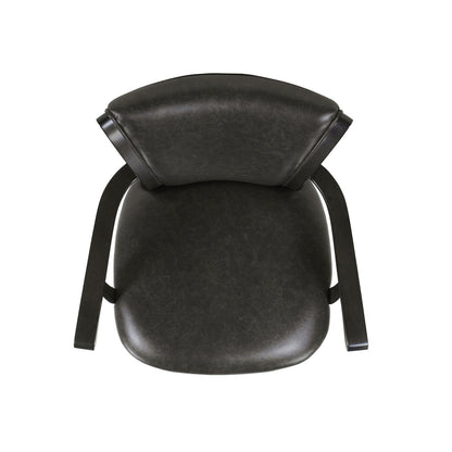 Williams - Swivel Counter Height Bar Stool - Vintage Black Brown