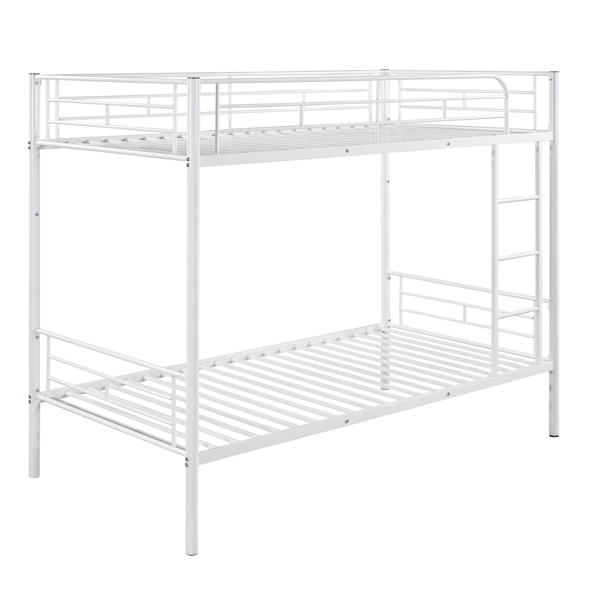 Twin Over Twin Bunk Bed - White
