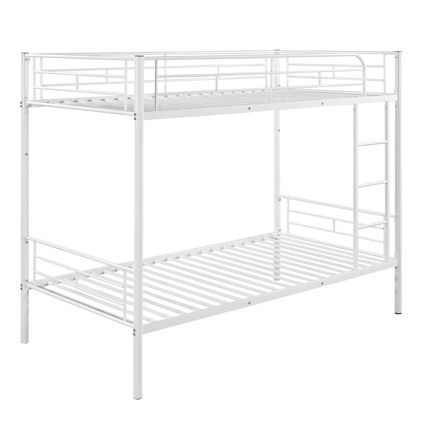 Twin Over Twin Bunk Bed - White