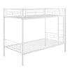 Twin Over Twin Bunk Bed - White
