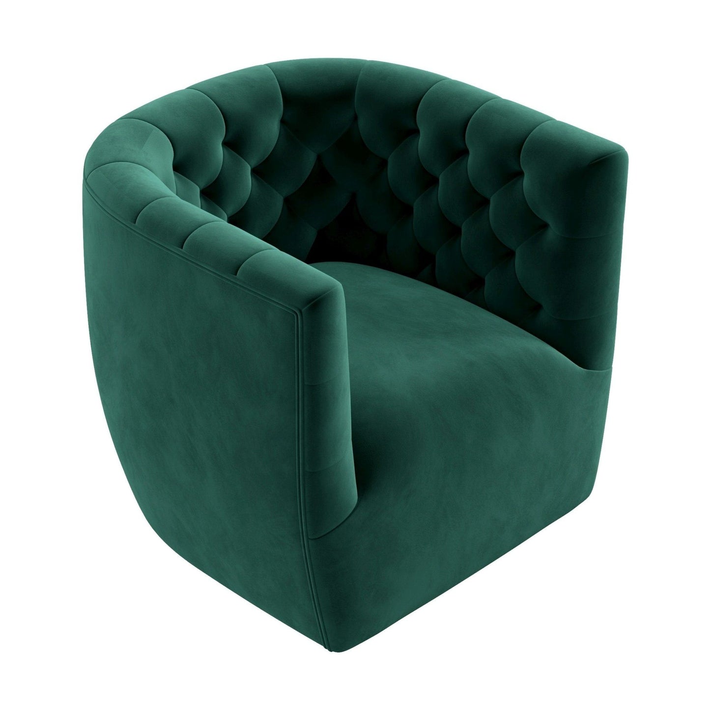 Delaney - Swivel Stylish Chair - Green