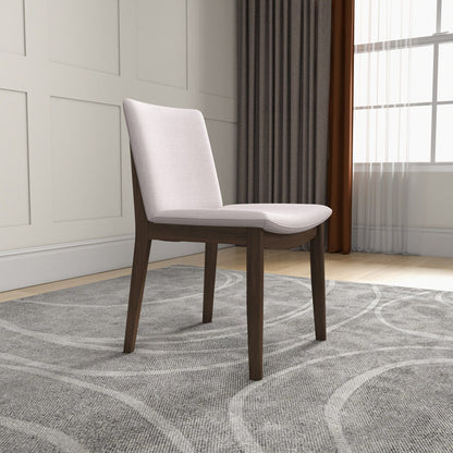 Laura - Mid-Century Modern Dining Chair (Set of 2) - Beige