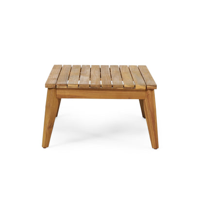 Hueber - Outdoor And Rope 4 Seater Chat Set With Cushions - Teak