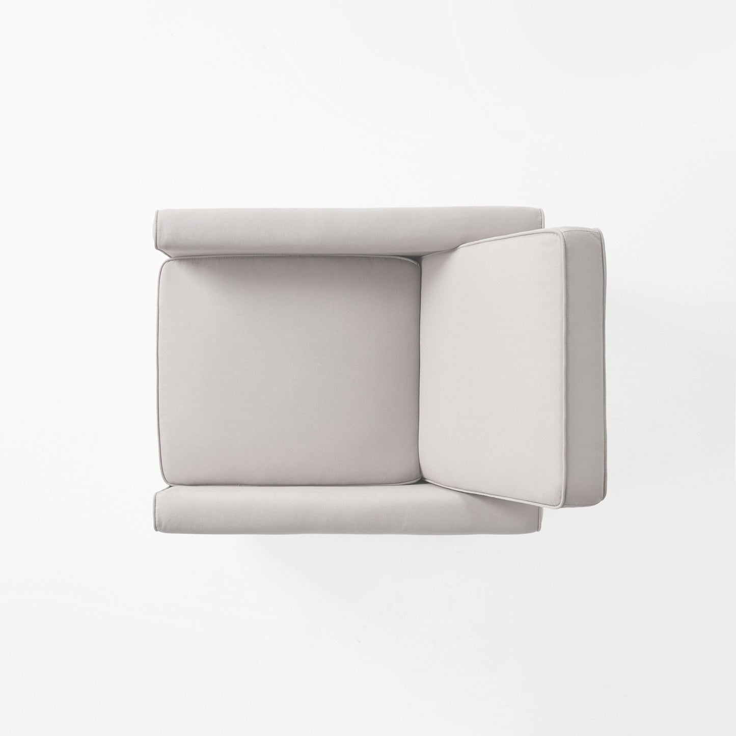 Linen Push Back Chair For Elegant Home - Gray
