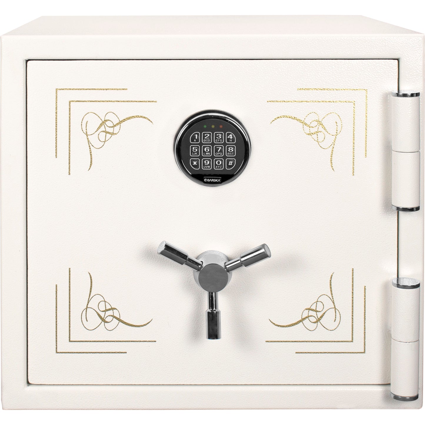 1.91 Cubic Ft Keypad Fireproof Jewelry Safe - White