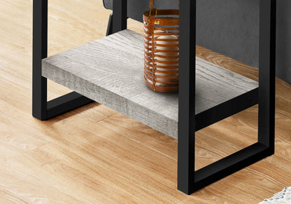 Accent Table, Side Industrial - Gray