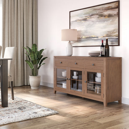 Cosmopolitan - Sideboard Buffet - Medium Saddle Brown