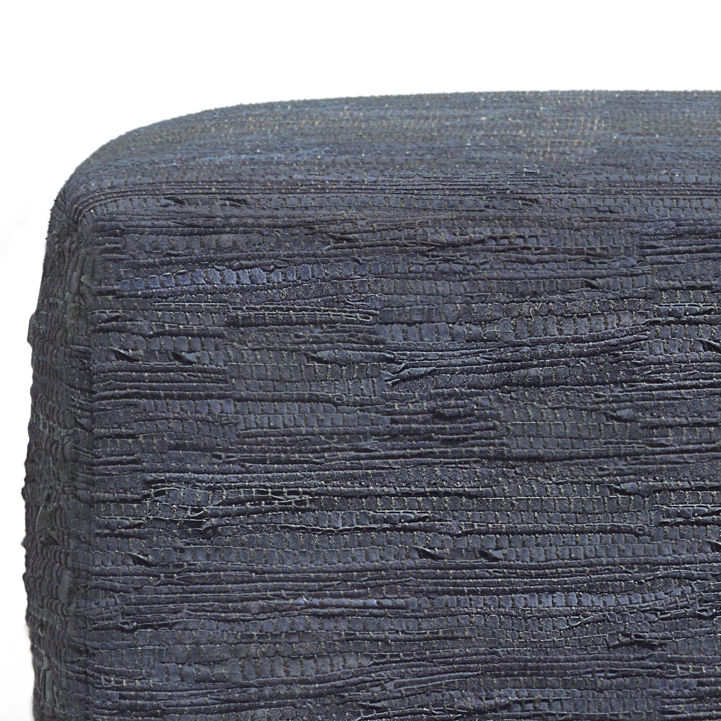Fredrik - Square Pouf - Dark Blue