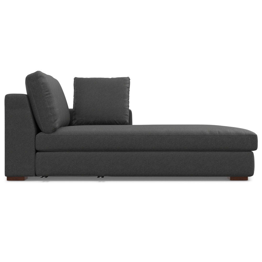 Charlie - Deep Seater Right Sectional Sofa - Gray