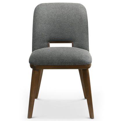 Blake - Dining Chair (Set of 2) - Brown / Dark Gray