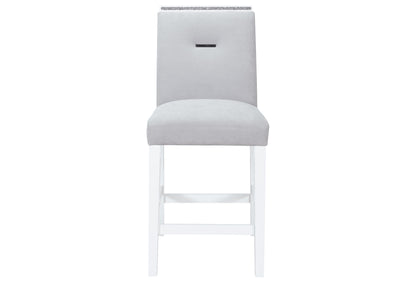 Ariya - Bar Table And Bar Stool Set - White