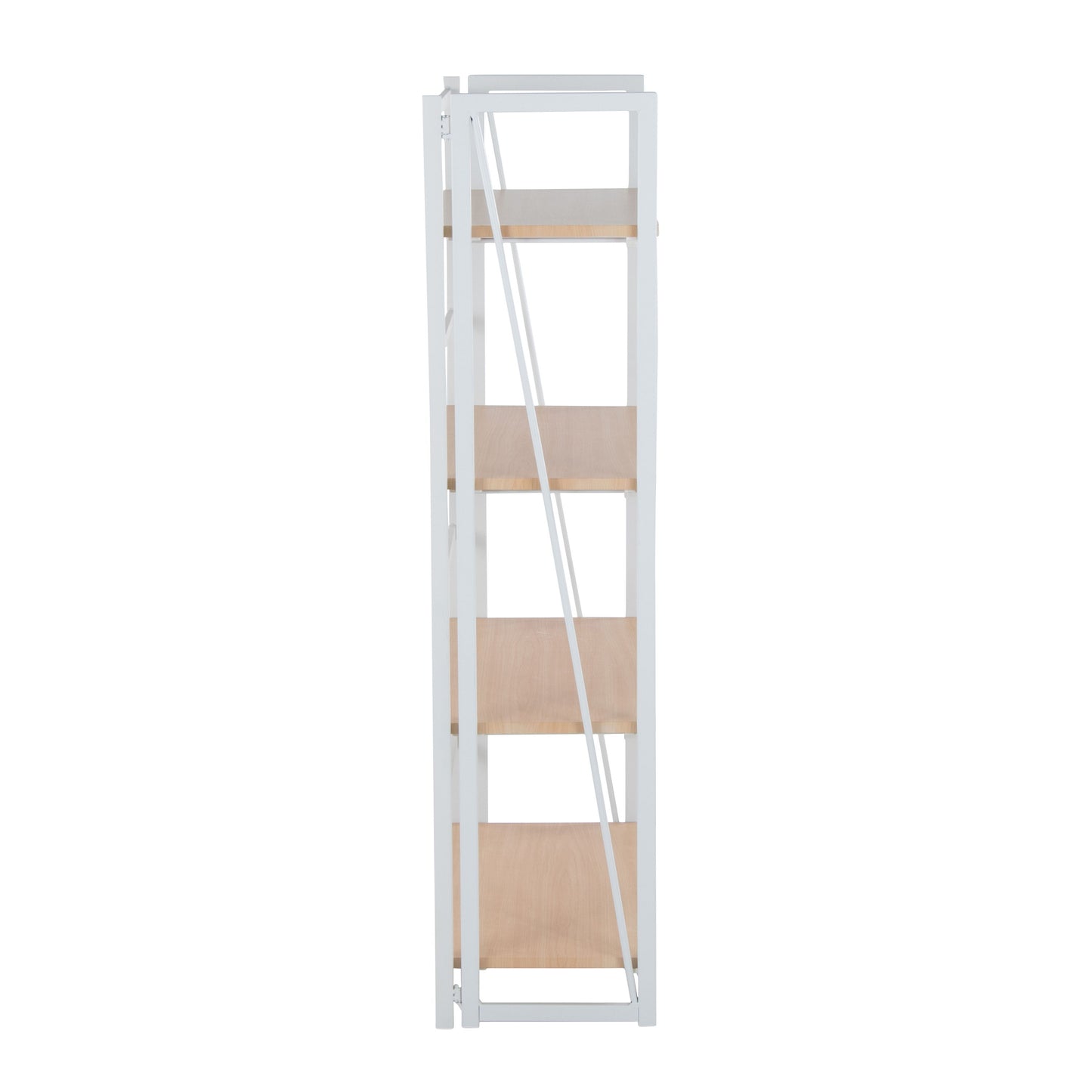Dakota - Contemporary Bookcase - White / Natural