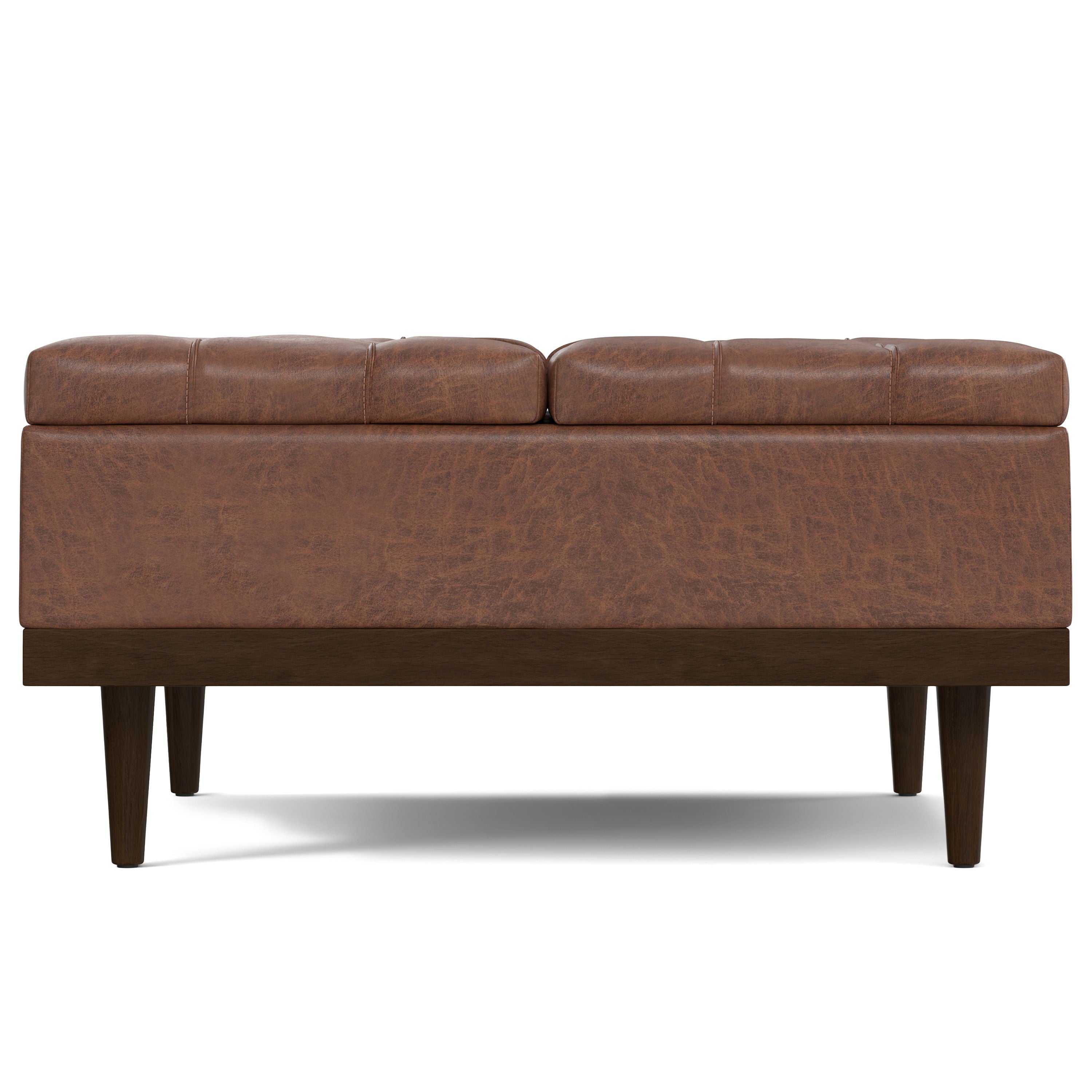Mariah - Lift Top Table Storage Ottoman - Brown