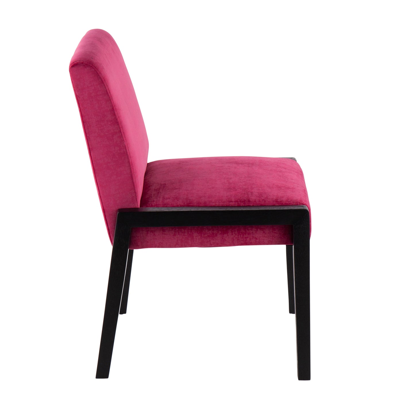 Carmen - Contemporary Chair (Set of 2) - Black / Hot Pink