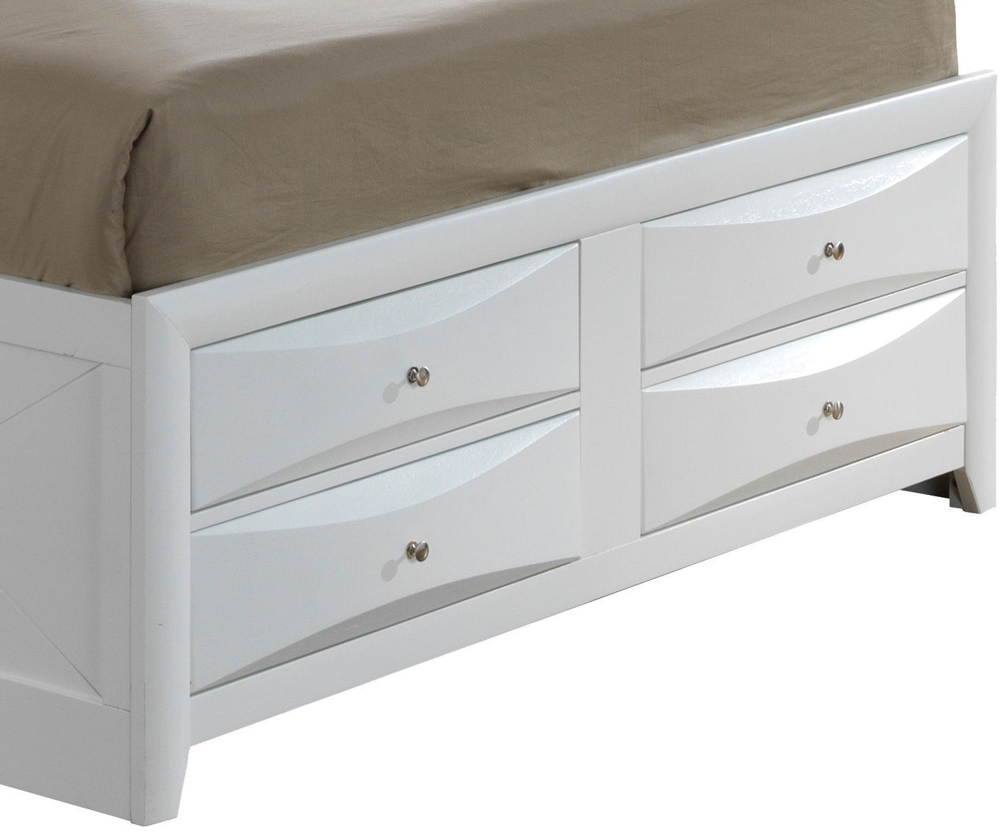 Marilla - Full Storage Bed - White