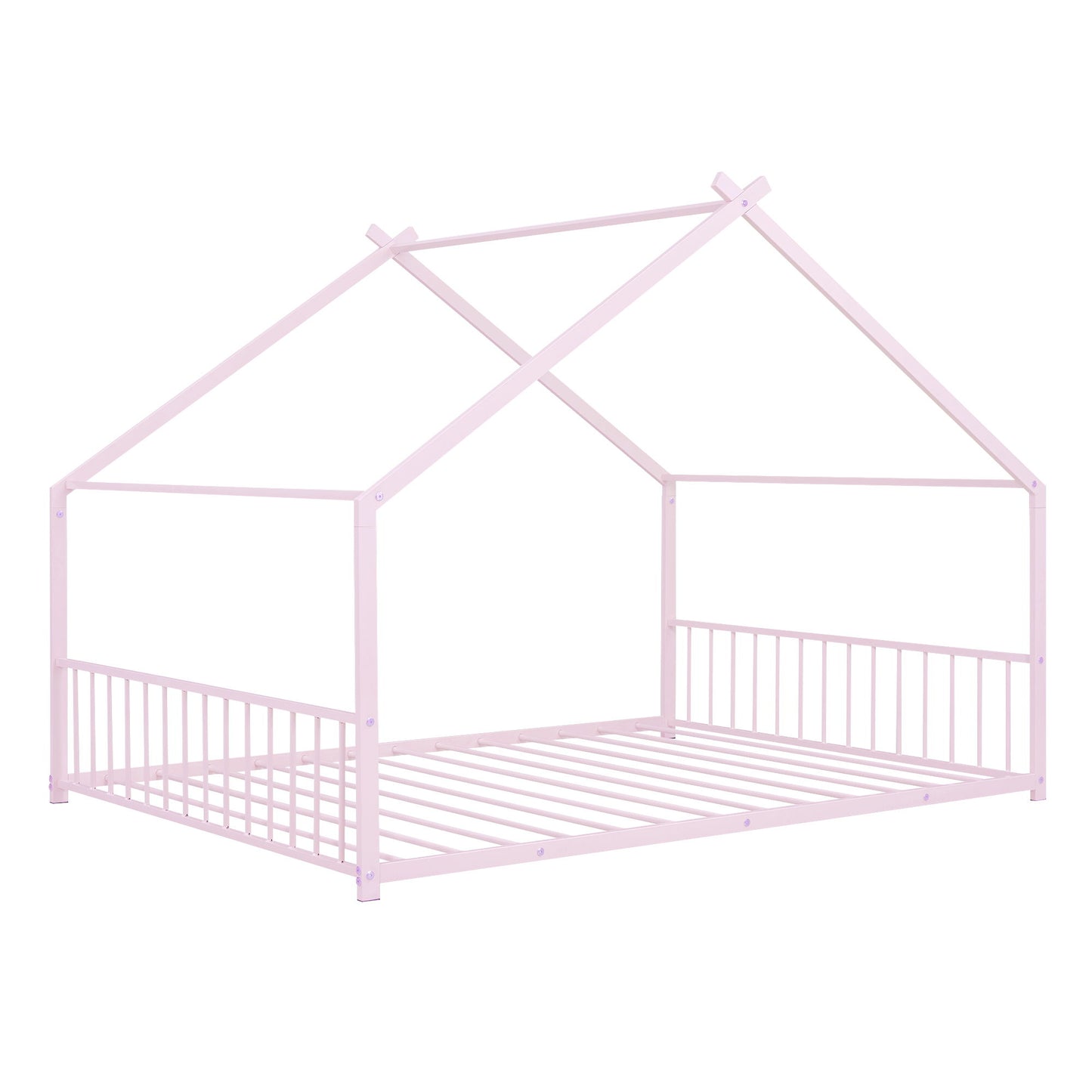 Full Size House Bed - Pink