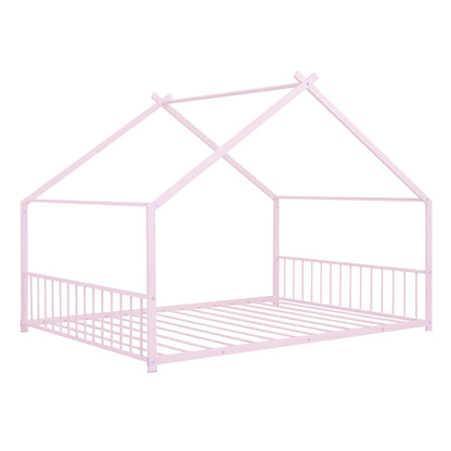 Full Size House Bed - Pink
